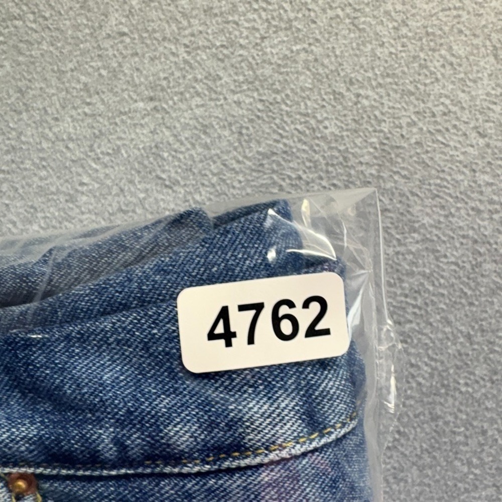 Pacsun Jeans Womens 25 Blue 90s Boyfriend Eco Two Tone Stacked Baggy High Rise - Picture 11 of 11